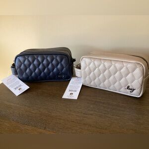 Lug Bolt Mini Toiletries Bag. Vegan Leather. NWT